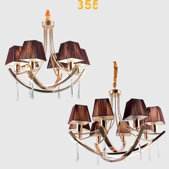 Đèn chùm cổ điển DC3096 - Kiểu dáng sang trọng, đẳng cấp 355decor