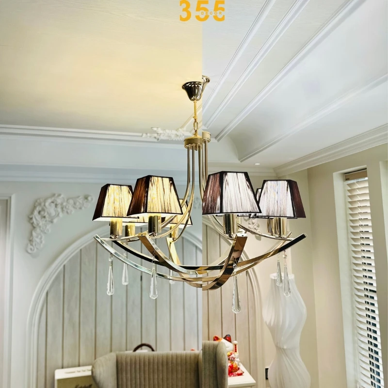 Đèn chùm đồng nghệ thuật DC3096 - Thiết kế sang trọng và lộng lẫy vượt thời gian 355decor