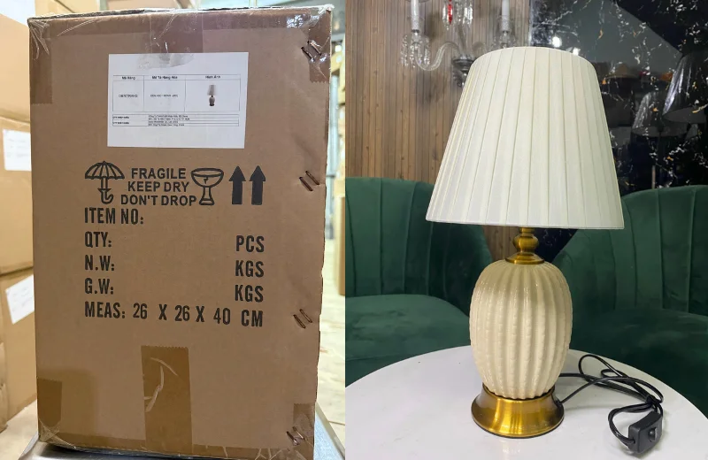 Kích thước Đèn Bàn DB70TRANG