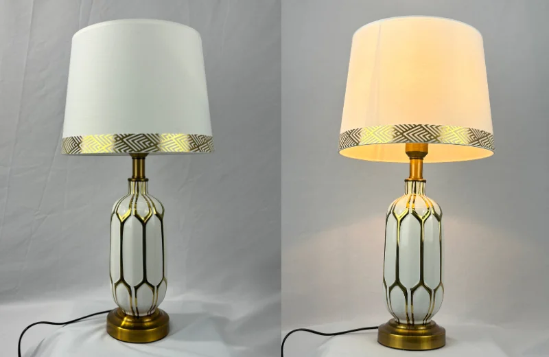 Ảnh thật Đèn Bàn DB72TRANG 