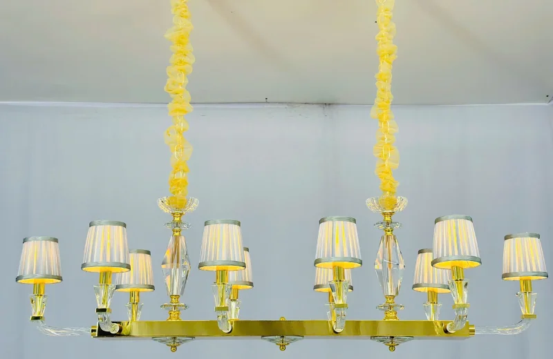 Đèn Chùm Pha Lê DC8898 4 Ảnh thật Đèn Chùm Pha Lê DC8898N10L