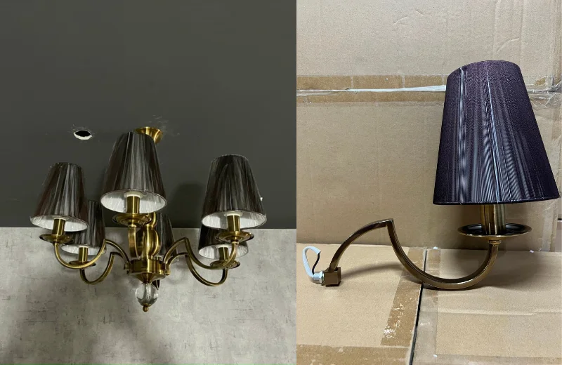 Đèn Chùm DC9003 1 Ảnh thật Đèn Chùm DC9003T6