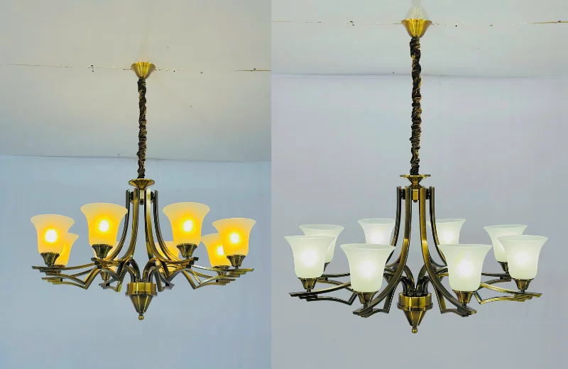 Đèn Chùm DC9209 1 Ảnh thật Đèn Chùm DC9209T8