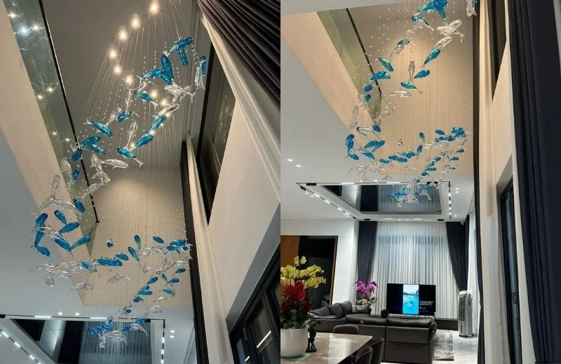 Đèn thả hiện đại THD294 thả theo cụm độc đáo