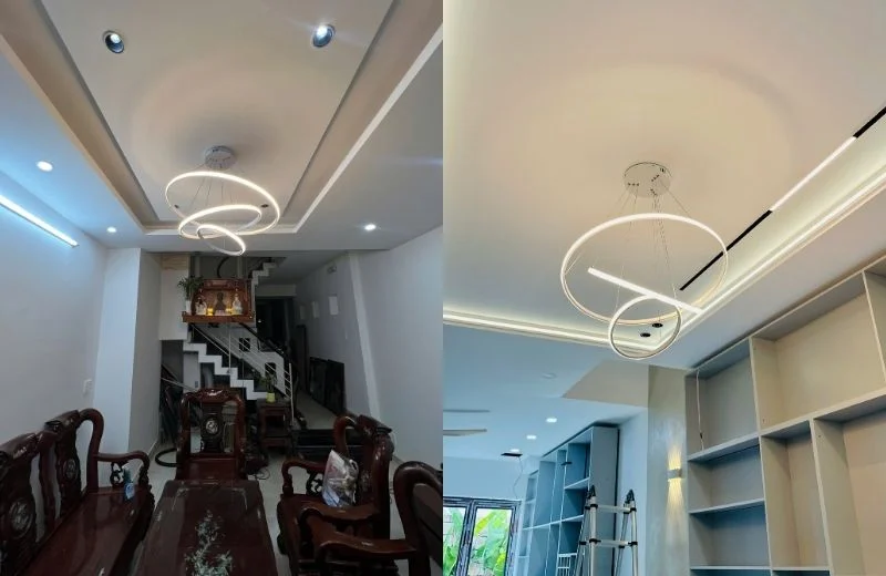 Đèn Thả Hiện Đại THD7087 2 Đèn thả hiện đại THD7087TRANG thực tế