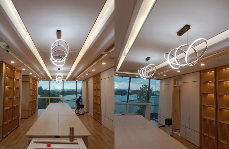 Đèn thả hiện đại THD7720N1000 thực tế 2 