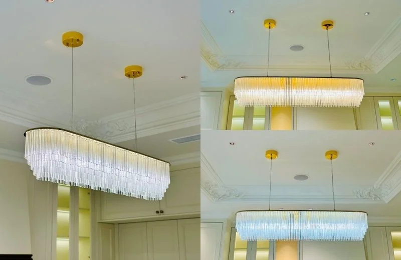 Đèn Thả Pha Lê TPL1100 2 Đèn thả pha lê TPL1100N1200 với 3 chế độ LED