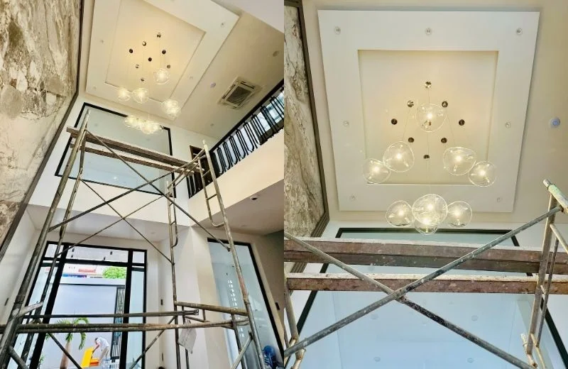 Đèn thả hiện đại THD71 thực tế 1 
