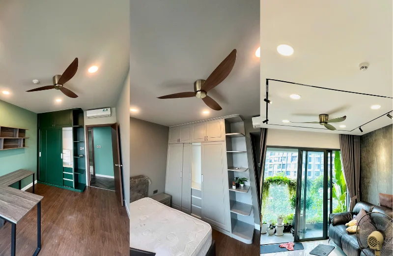 Ảnh thật Quạt Trần QT31D lắp đặt tại nhà khách hàng