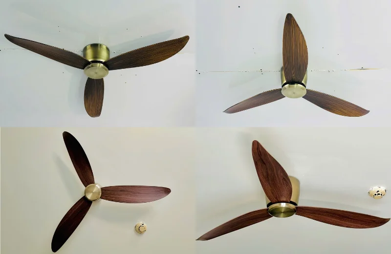Ảnh cận chất liệu Quạt Trần QT31D