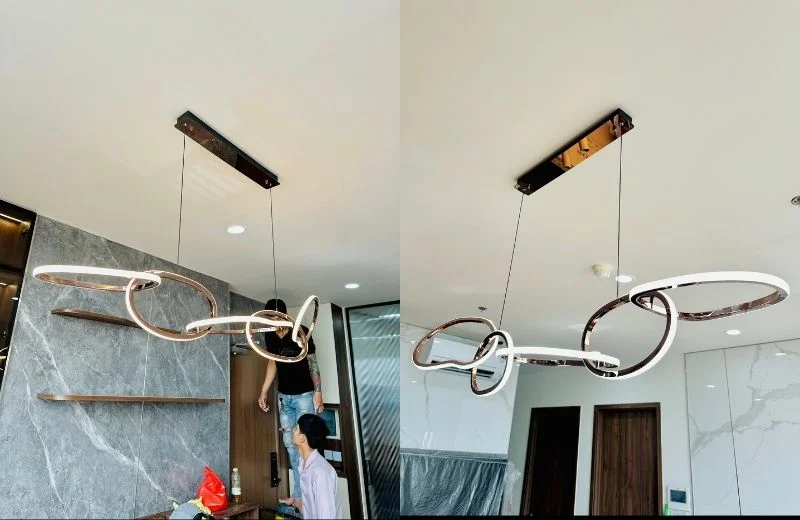 Đèn thả hiện đại THD6259T5 thực tế 1