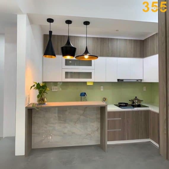 Đèn thả trần TCF thiết kế đơn giản trang trí phòng bếp thêm ấm cúng chính hãng 355decor