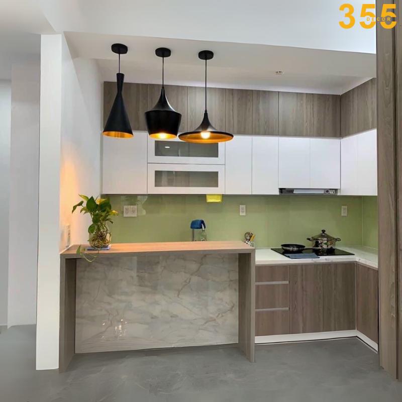Đèn thả trần TCF01 thiết kế trang trí phòng bếp thêm ấm cúng