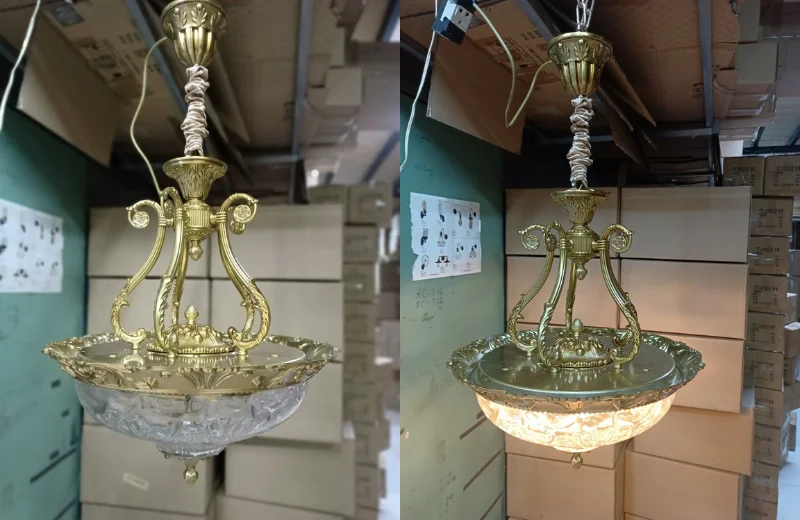 Đèn Chùm DC9049 1 Ảnh thật Đèn Chùm DC9049