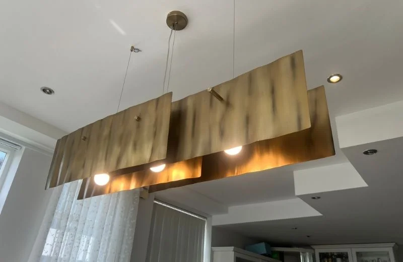 Đèn Thả Hiện Đại THD140 1 Đèn thả hiện đại THD140 tạo hình khối kim loại độc đáo