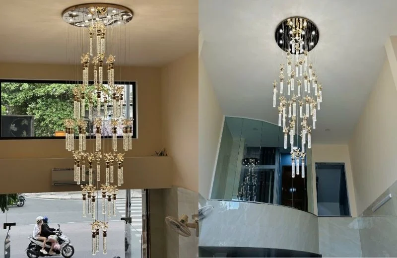 Đèn thả hiện đại THD651T48 thực tế