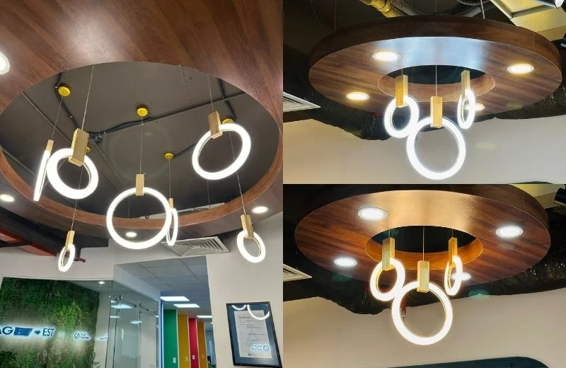 Đèn thả hiện đại THD7045 hoàn thiện
