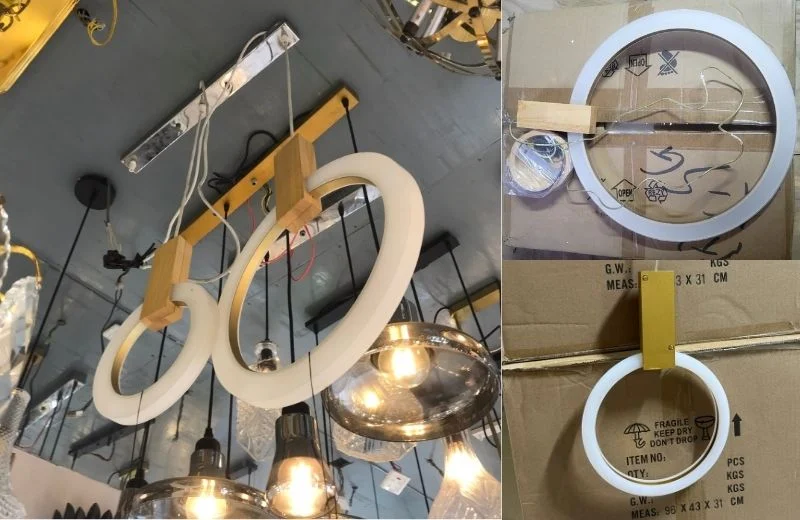 Đèn thả hiện đại THD7045 thực tế