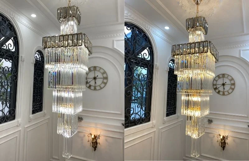 Nâng tầm không gian sống với đèn thả pha lê TPL0826