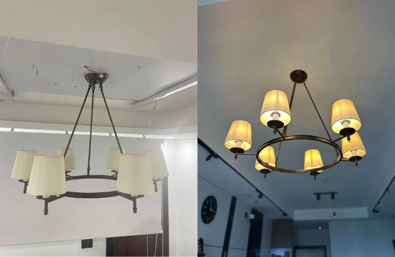 Đèn Thả Thiết Kế TTK142 3 Ảnh thực tế đèn thả thiết kế TTK142