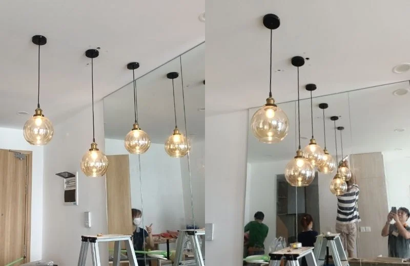 Hình ảnh thực tế đèn thả trần TT03B