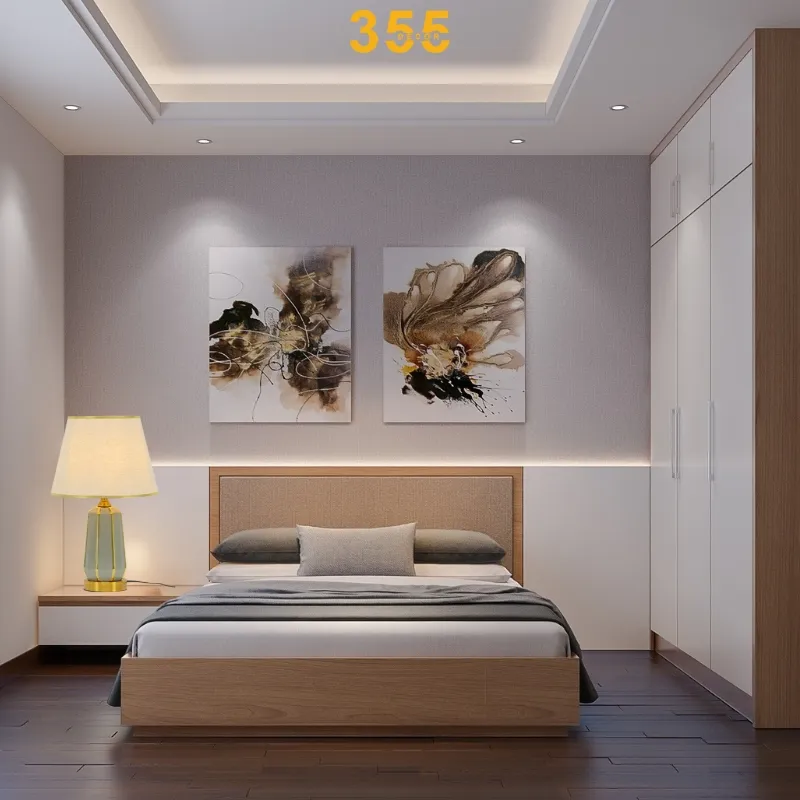 Đèn Bàn Hiện Đại DB91 - Trang trí phòng ngủ hiện đại 355Decor