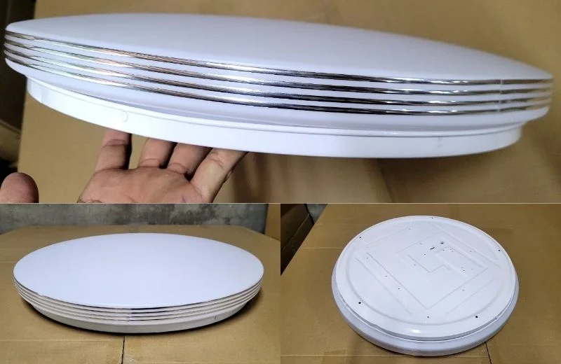 Chi tiết đèn ốp trần mica OT105