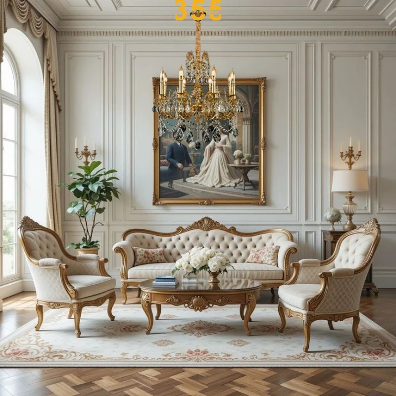 Đèn chùm đồng cao cấp DCD2301- mang phong cách cổ điển 355decor
