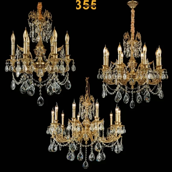 Đèn chùm phòng thờ DCD2301 - kiểu dáng sang trọng 355decor