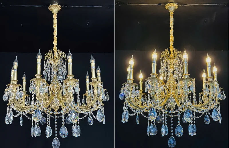 Đèn Chùm DCD2301 3 Ảnh thật Đèn Chùm DCD2301T10