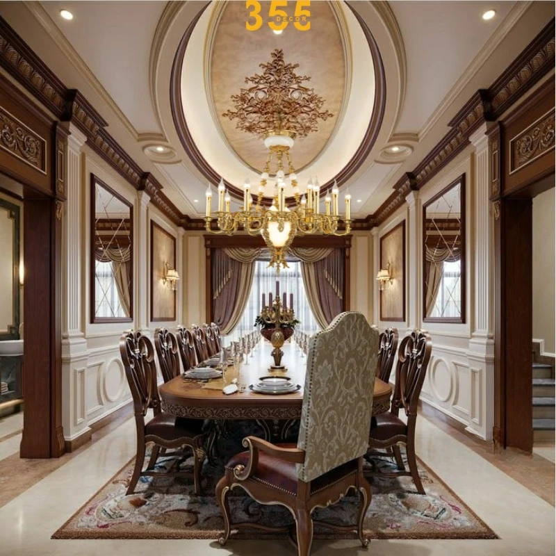 Đèn chùm đồng cao cấp DCD8121 - kiểu dáng ấn tượng cùng chất lượng cao cấp 355decor