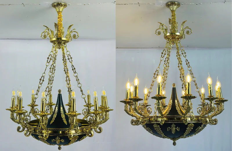 Đèn Chùm DCD0427 2 Ảnh thật Đèn Chùm DCD0427T12