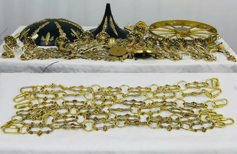 Đèn Chùm DCD0427 3 Ảnh cận phụ kiện linh kiện Đèn Chùm DCD0427