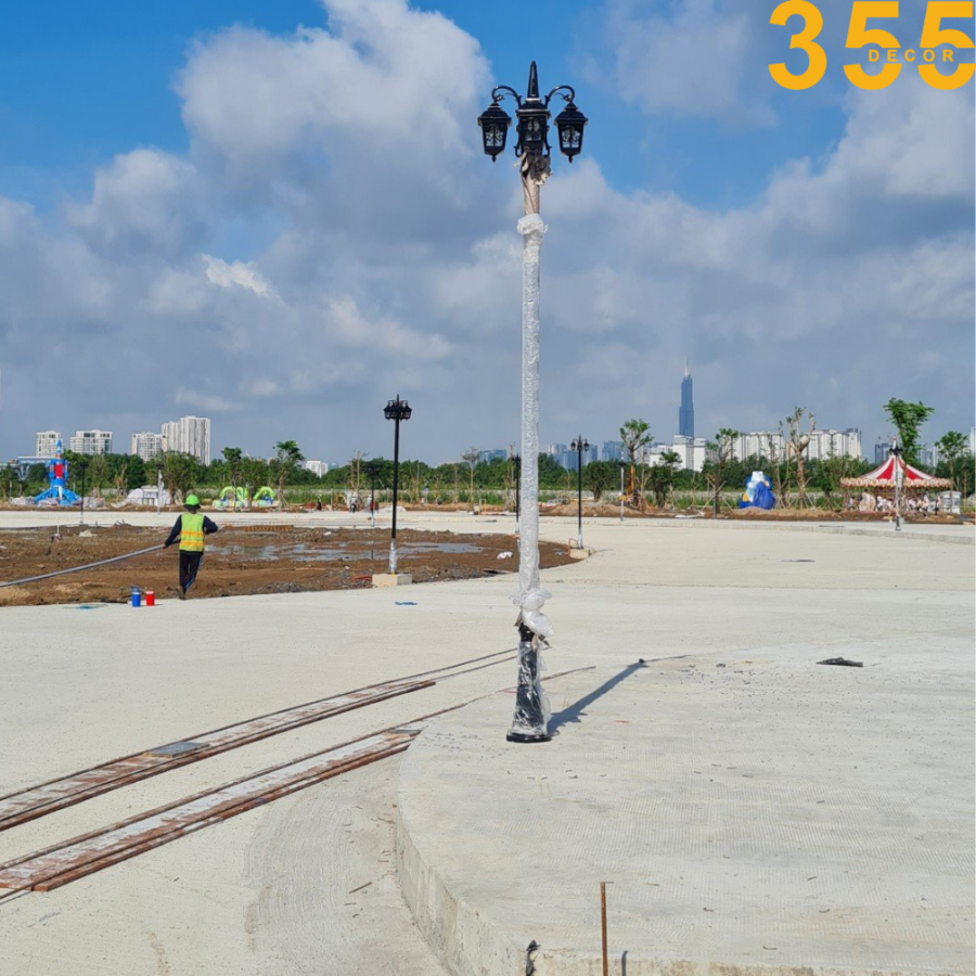 đèn trụ hiện đại ngoài trời chống nước dt35t4