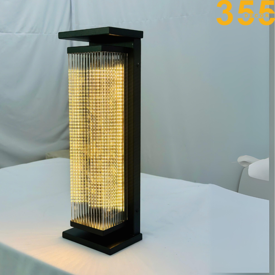 đèn tường hiện đại màu đen vnt2663 chống nước