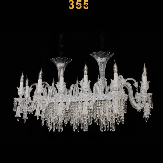 Đèn chùm pha lê bàn ăn DC8806 - phong cách tân cổ điển hoàng gia 355decor