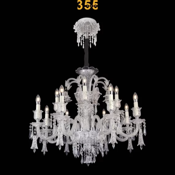 Đèn chùm trang trí phòng ngủ DC8806 - kiểu dáng tinh tế và sang trọng 355decor