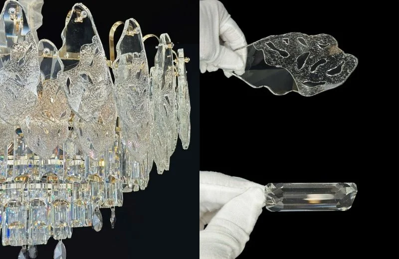 Chi tiết đèn thả pha lê TPL8883 