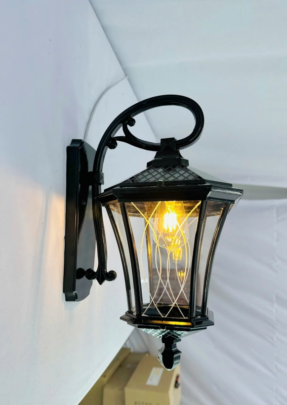 thực tế đèn tường ngoại thất vnt634 chính hãng 355decor