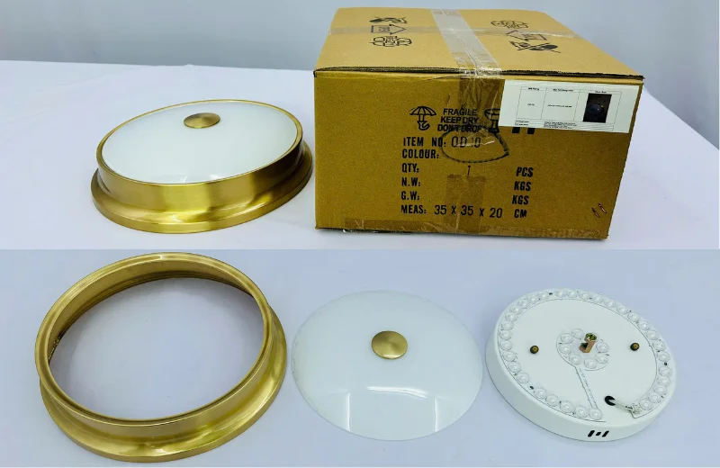 Đèn Ốp Trần Đồng OD10 2 Chi tiết Đèn Ốp Trần Đồng OD10