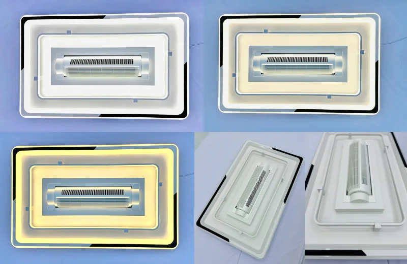 Đèn Quạt Ốp Trần OTA41 2 Ảnh cận Đèn Quạt Ốp Trần OTA41CN