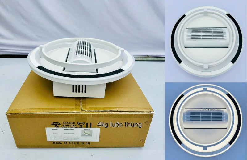 Đèn Quạt Ốp Trần OTA41 3 Ảnh thật Đèn Quạt Ốp Trần OTA41T