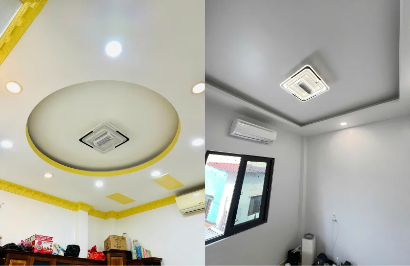 Đèn Quạt Ốp Trần OTA41 5 Ảnh thật Đèn Quạt Ốp Trần OTA41V