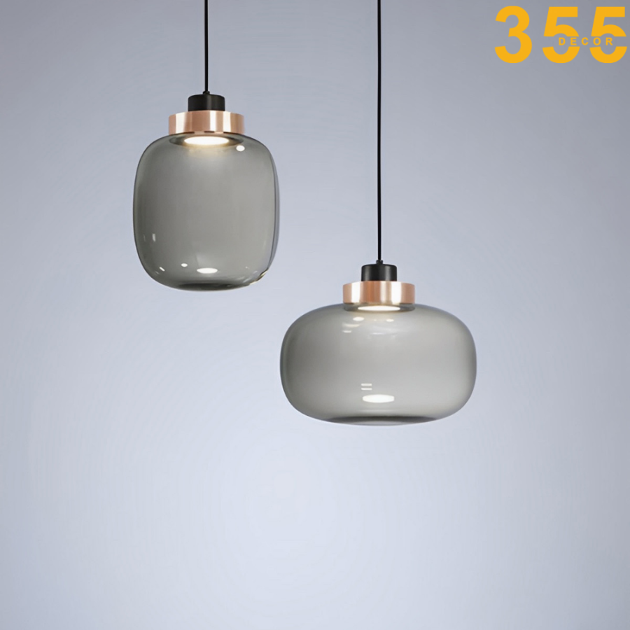 thả thủy tinh màu khói sang trọng