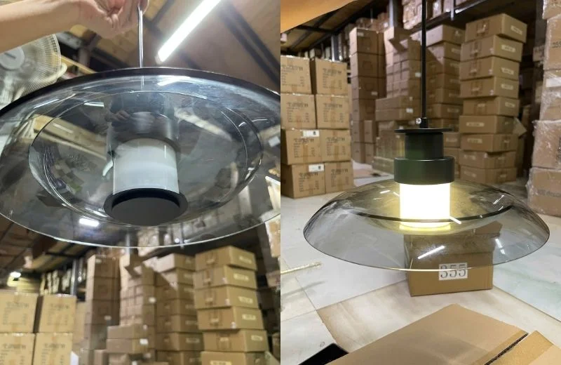 Chi tiết đèn thả trần TT47KHOI