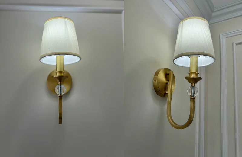 Ảnh cận Đèn Tường Đồng VDC03