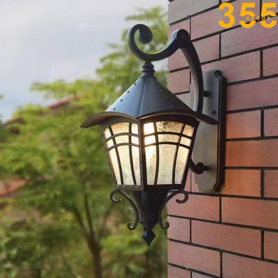 đèn tường hiện đại màu đen sang trọng