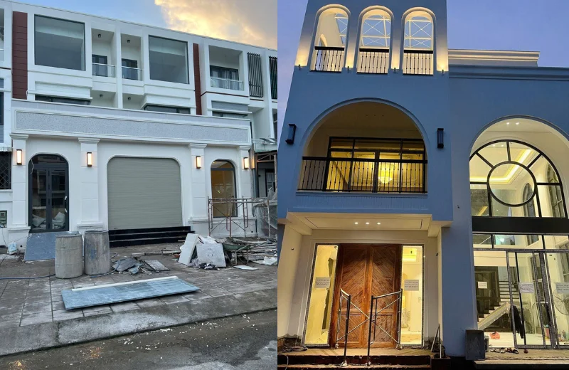 Đèn Tường Ngoài Trời VNT2663 1 Ảnh thật Đèn Tường Ngoài Trời VNT2663 lắp đặt tại nhà khách