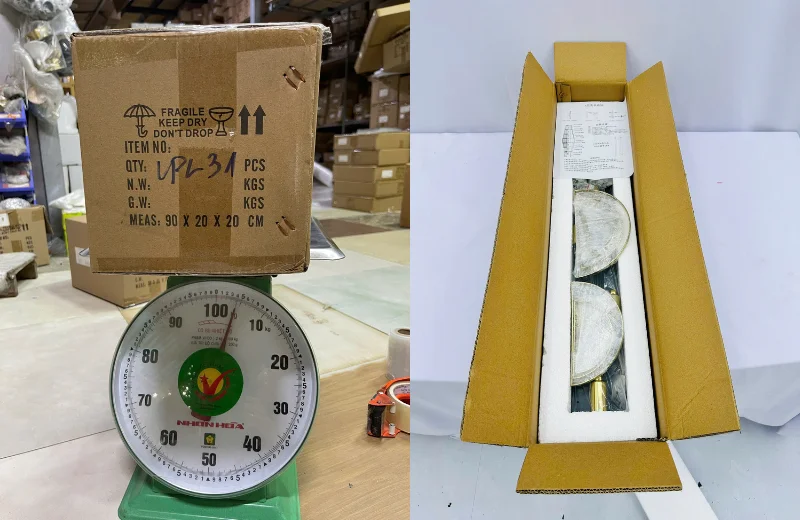 Ảnh cận thùng Đèn Tường Pha Lê VPL31