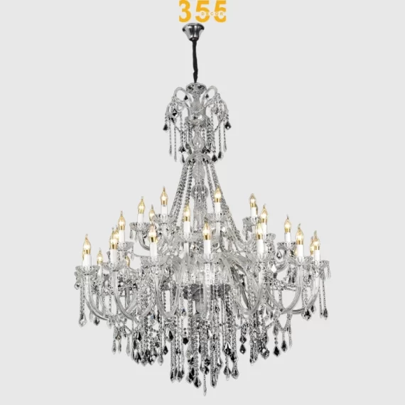 Đèn chùm đại sảnh DC1057T32 - mang vẻ đẹp cuốn hút, lung linh đến không gian 355decor